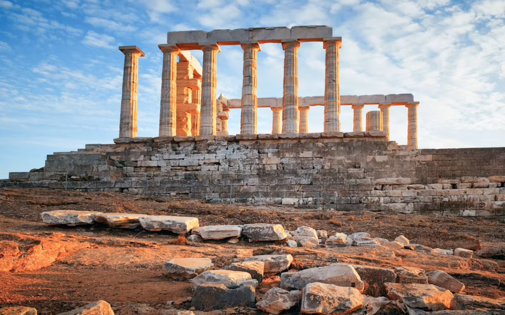 The ruins at Cape Sounion