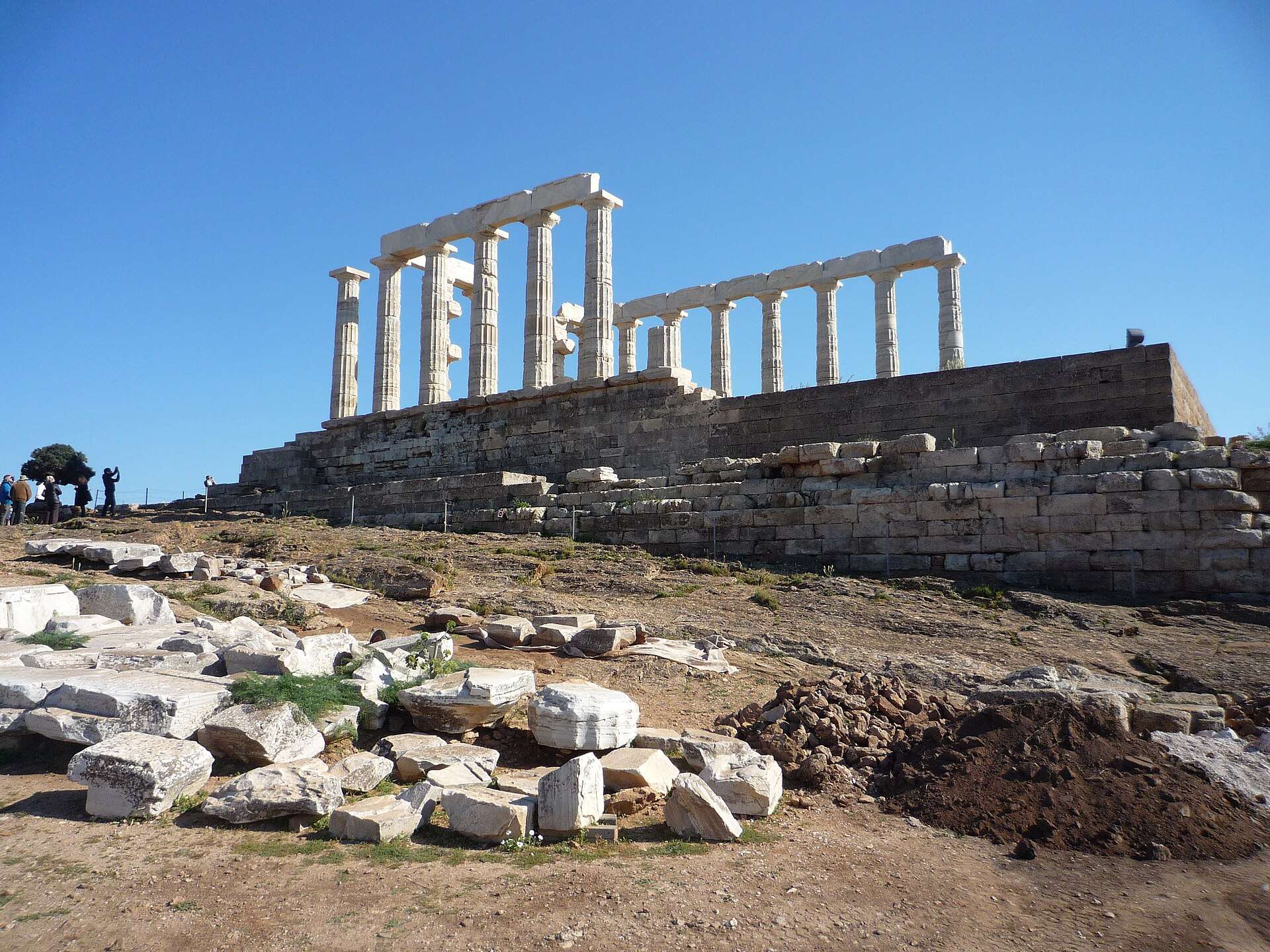 The Temple of Poseidon at Cape Sounion